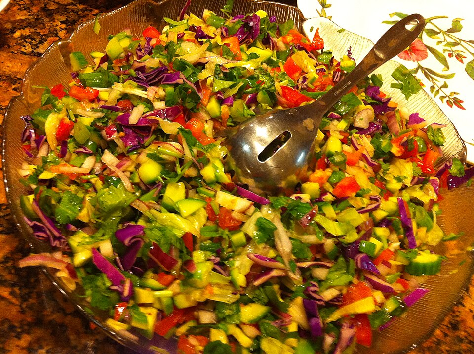 Afghan salad - Traditional Afghanistan dish