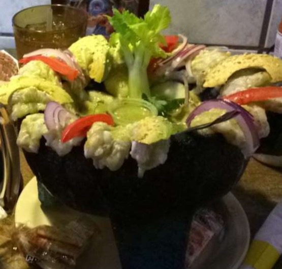 Aguachile - Traditional Mexico dish