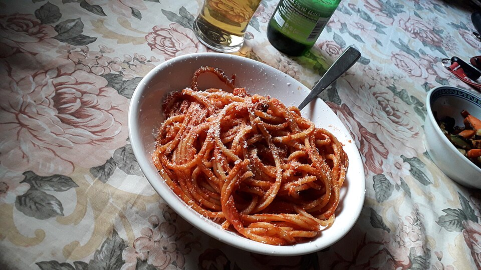 amatriciana sauce - Traditional Italy dish