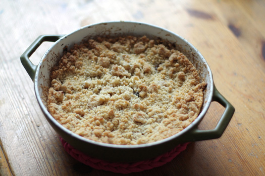 apple crumble - Traditional United Kingdom dish