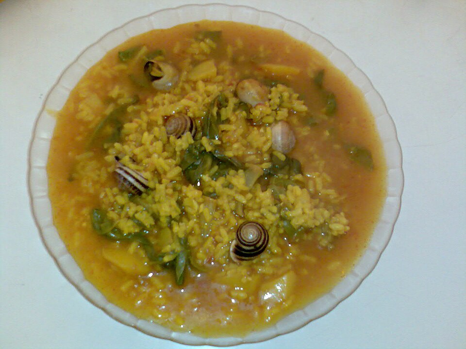 Arroz con acelgas - Traditional Spain dish