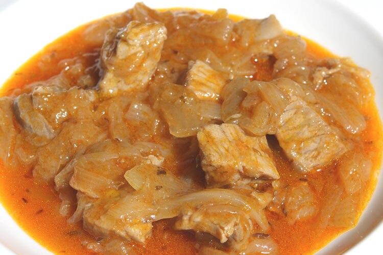 Atún encebollado - Traditional Spain dish