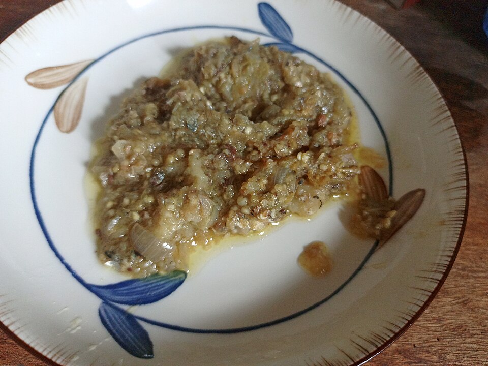 Aubergine - Traditional Gabon dish