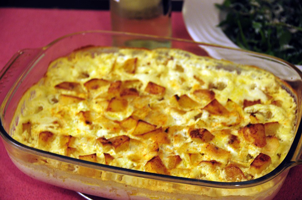 Bacalhau com natas - Traditional Portugal dish