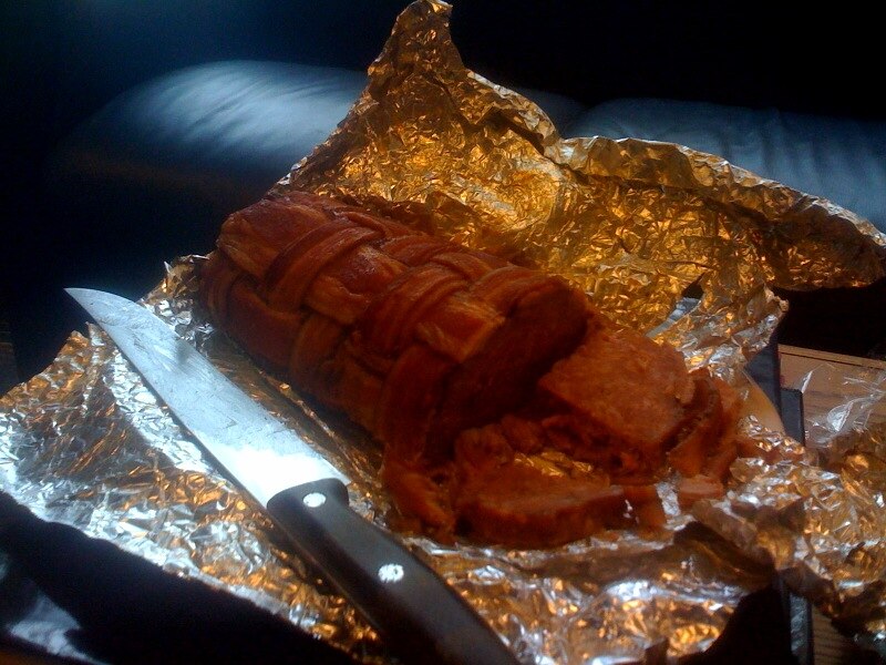 Bacon Explosion - Traditional United States of America dish