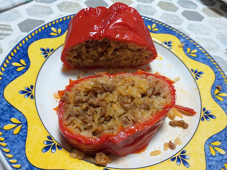 Bajoques farcides - Traditional Spain dish
