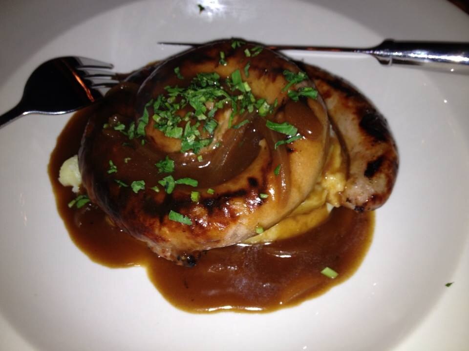 bangers and mash - Traditional United Kingdom dish