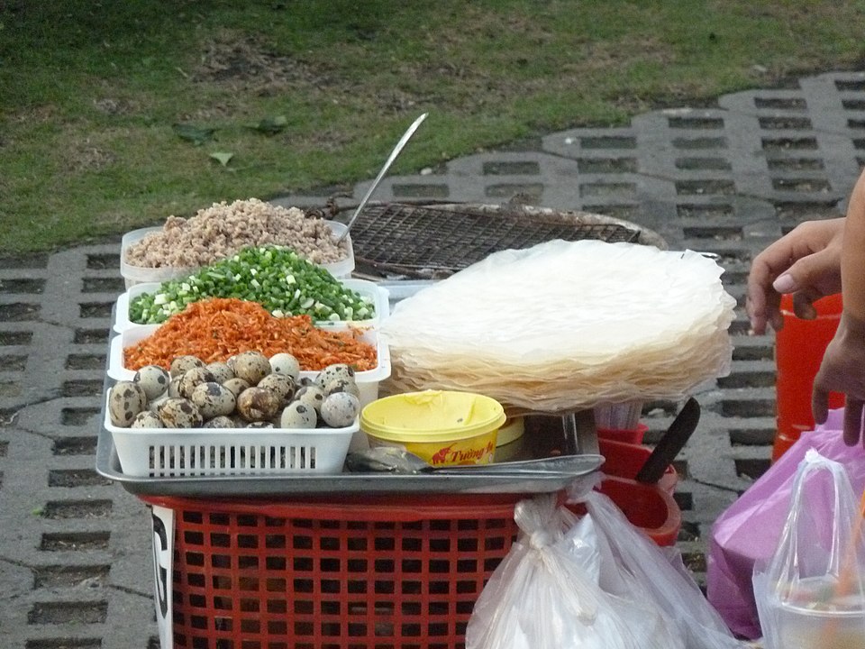 Bánh tráng nướng - Traditional Vietnam dish
