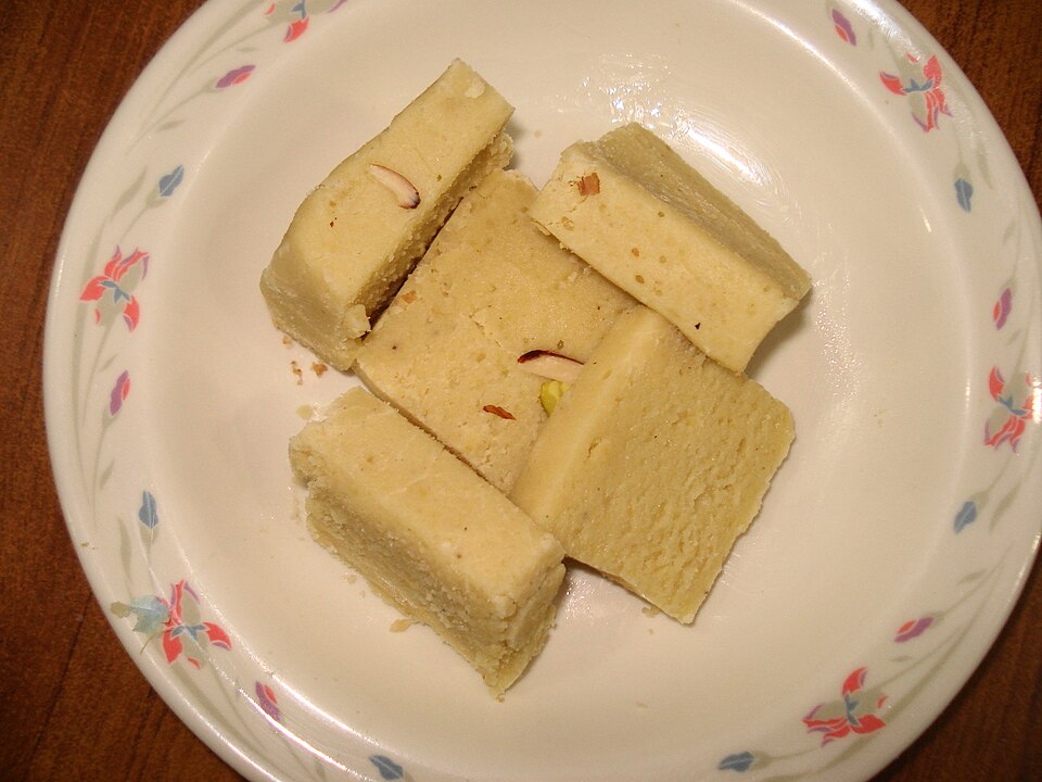 barfi - Traditional India dish