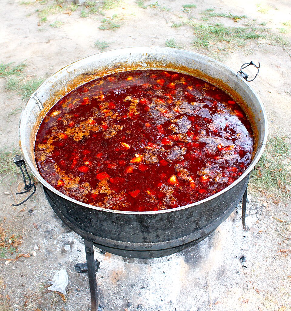 bean goulash - Traditional Hungary dish
