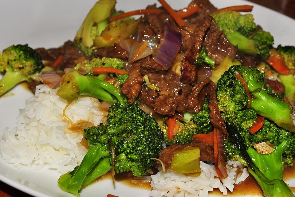 beef and broccoli - Traditional United States of America dish