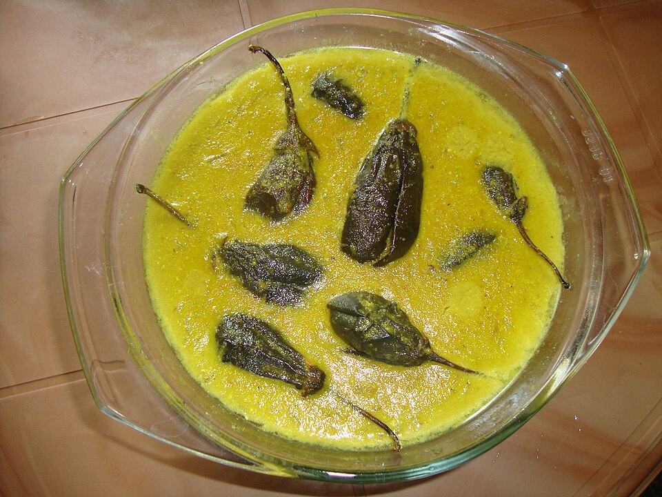 Begun basanti - Traditional India dish