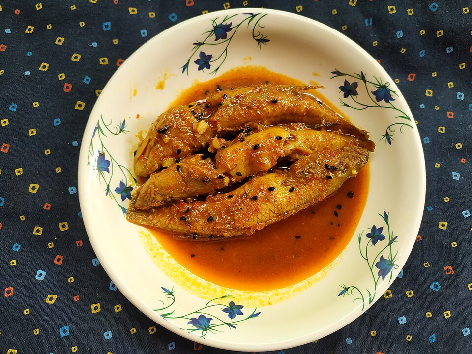 Bele machher tel jhal - Traditional India dish