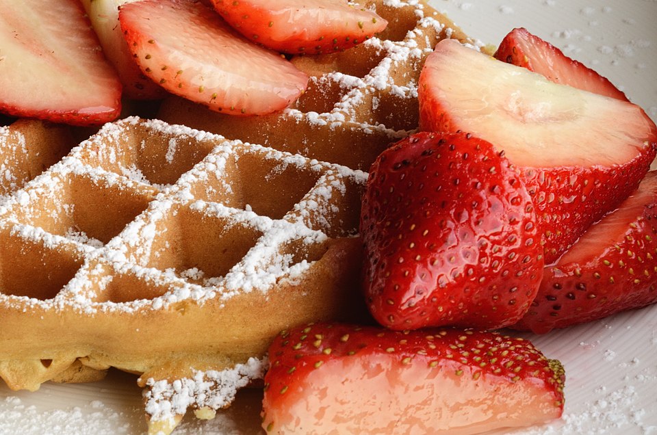 Belgian waffle - Traditional Belgium dish