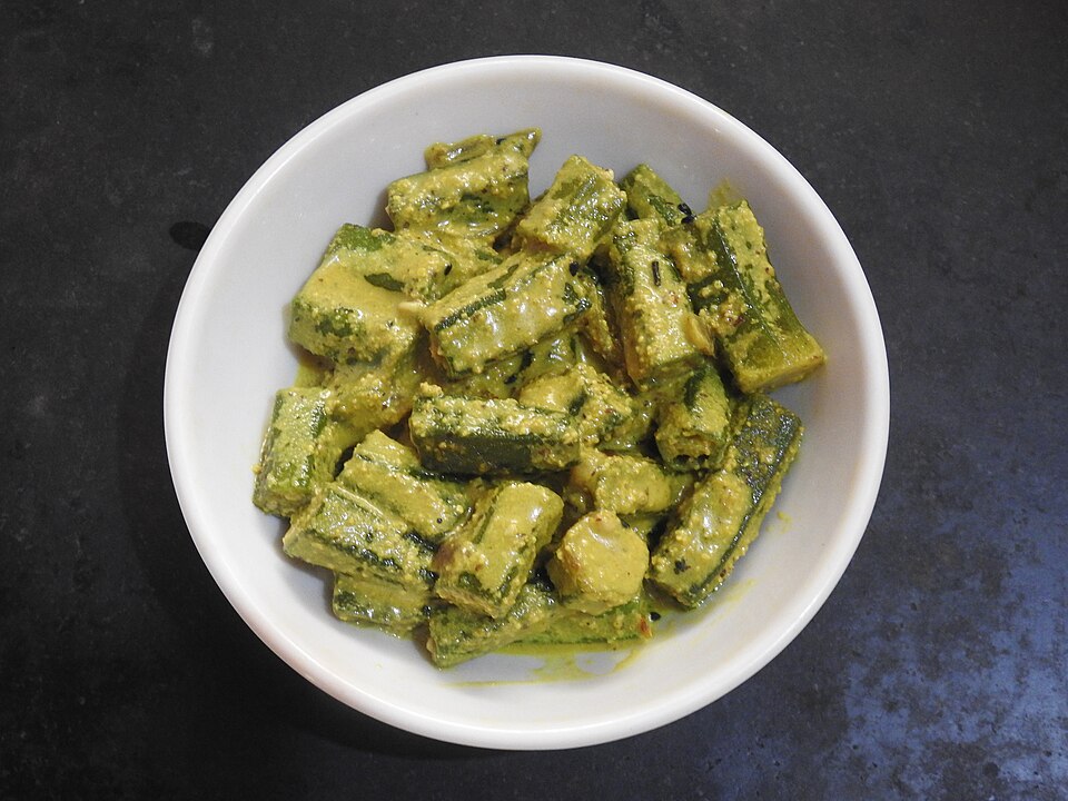 Bhendi posto - Traditional India dish
