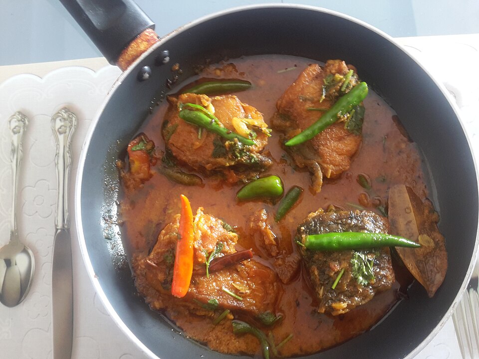 Bhetki kalia - Traditional India dish