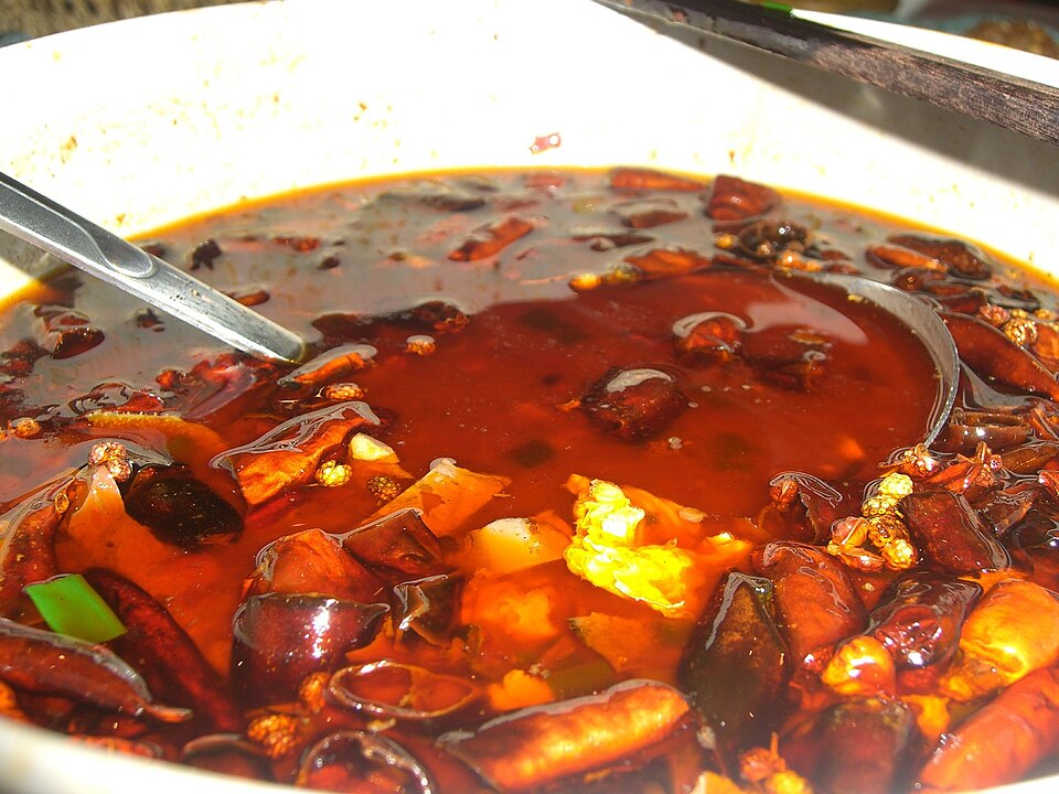 Boiled blood curd - Traditional China dish