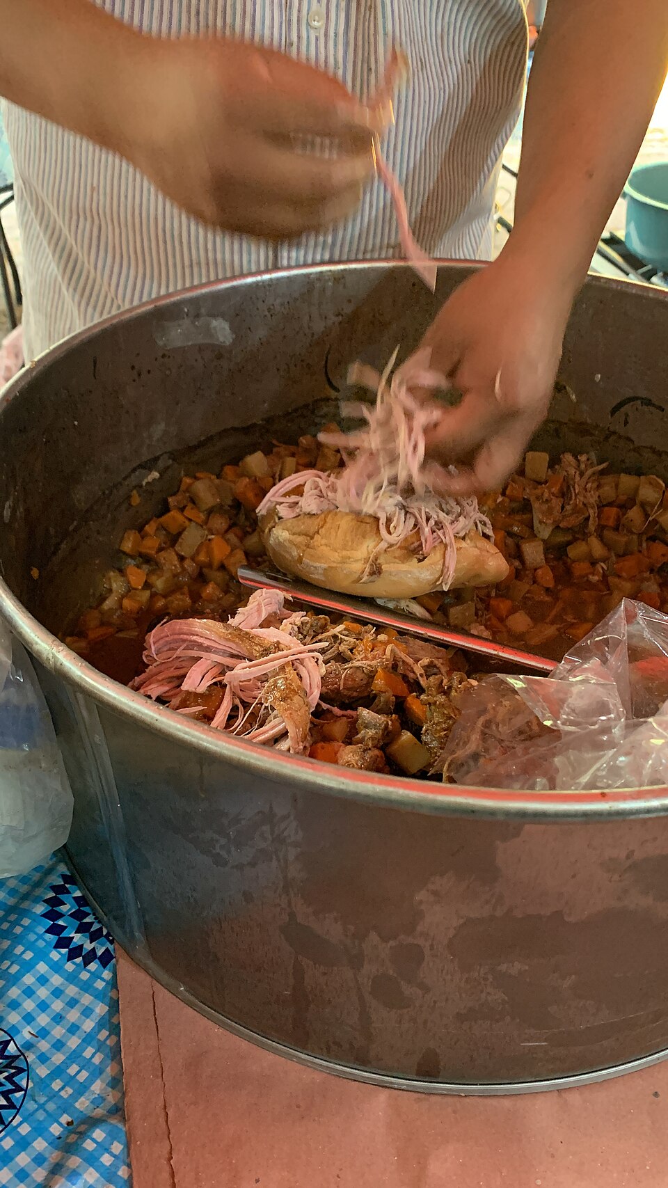 bolillo con relleno - Traditional Mexico dish