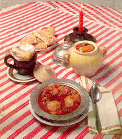 Bosnian pot - Traditional Bosnia and Herzegovina dish