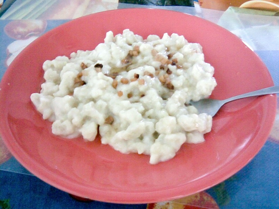Bryndzové halušky - Traditional Slovakia dish