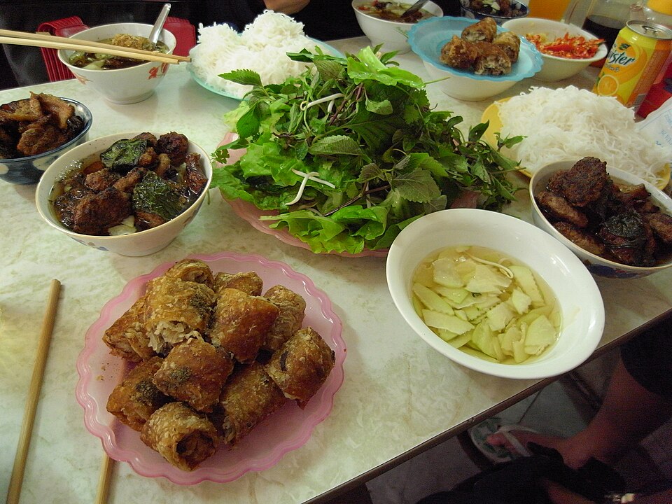 Bun cha - Traditional Vietnam dish