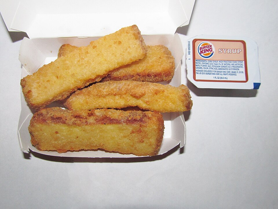 Burger King French Toast Sticks - Traditional United States of America dish