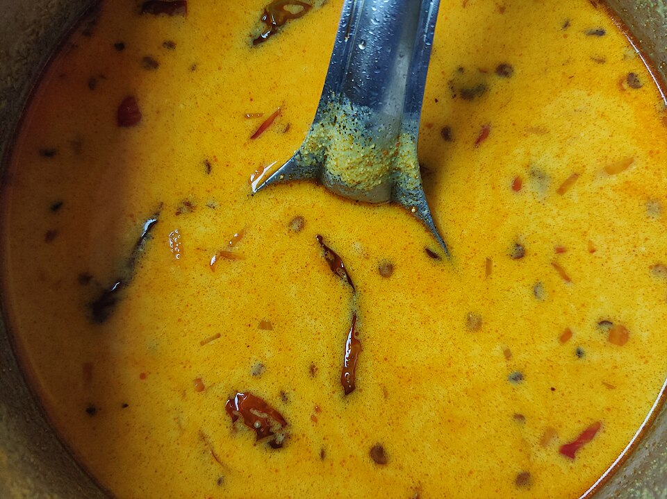Buttermilk curry - Traditional India dish