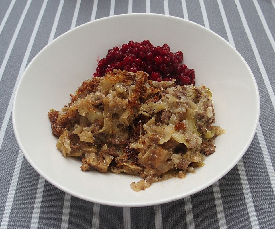 cabbage casserole - Traditional Finland dish