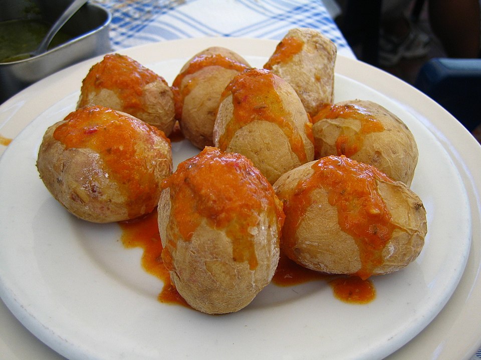 Canarian wrinkly potatoes - Traditional Spain dish