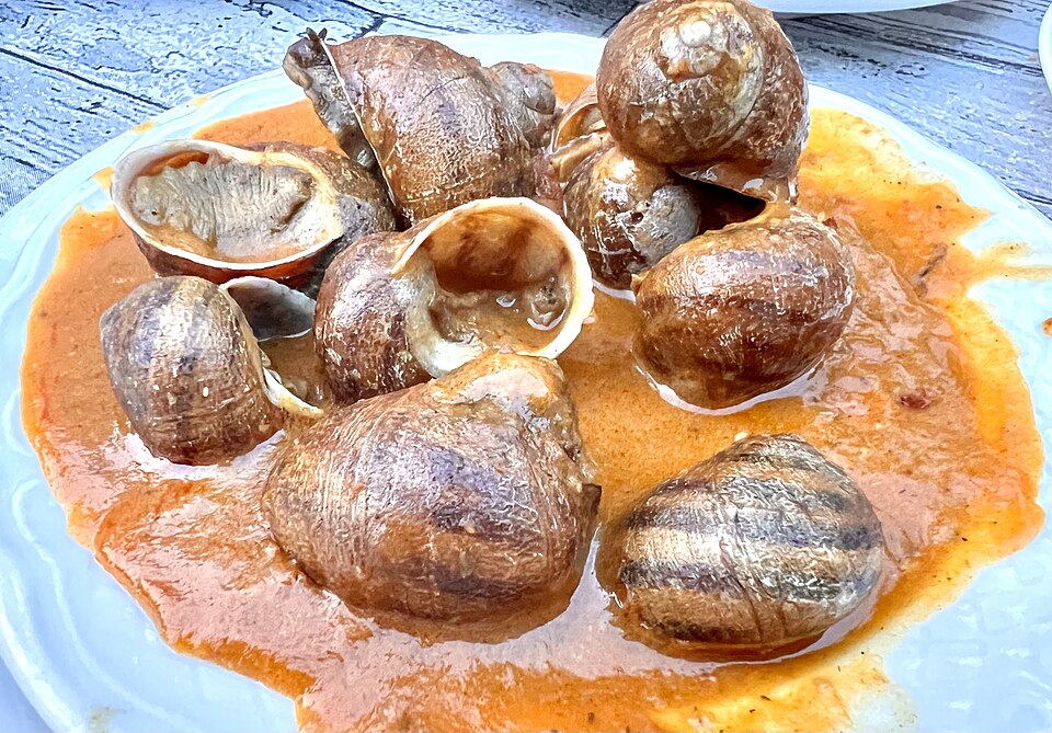 Caracoles a la palentina - Traditional Spain dish