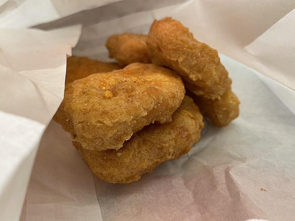 Cheese In Chicken Nuggets - Traditional Japan dish