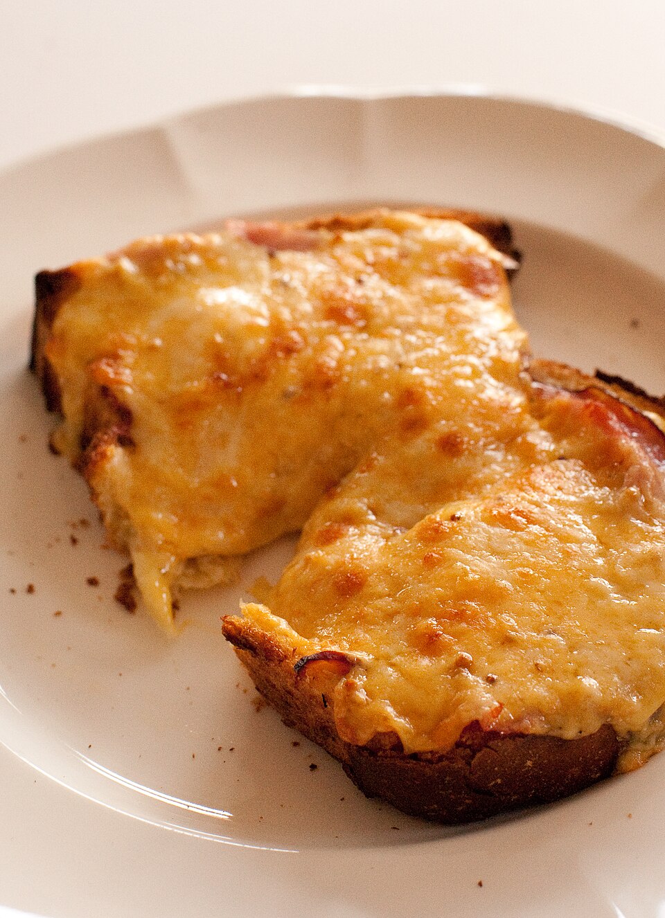 cheese on toast - Traditional United Kingdom dish