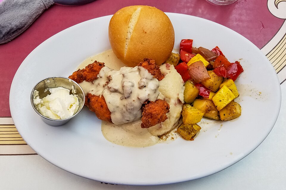 chicken-fried chicken - Traditional United States of America dish
