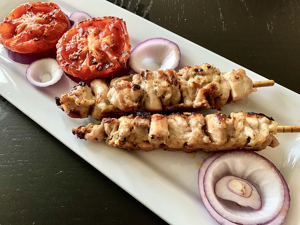 Chicken reshmi kebab - Traditional India dish