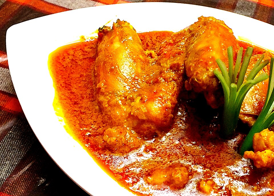 Chingri malai curry - Traditional India dish