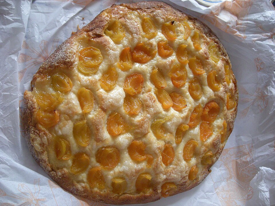 Coca de albaricoque - Traditional Spain dish