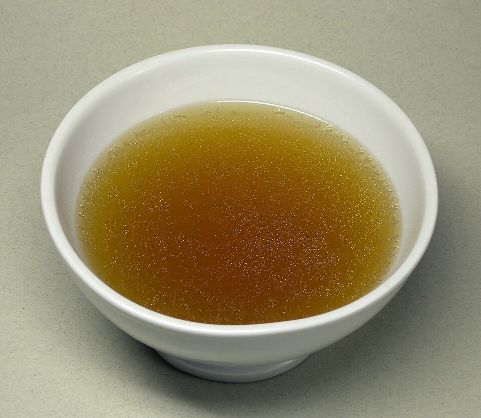 Consommé - Traditional France dish