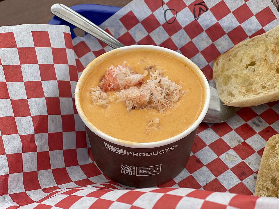 crab bisque - Traditional France dish