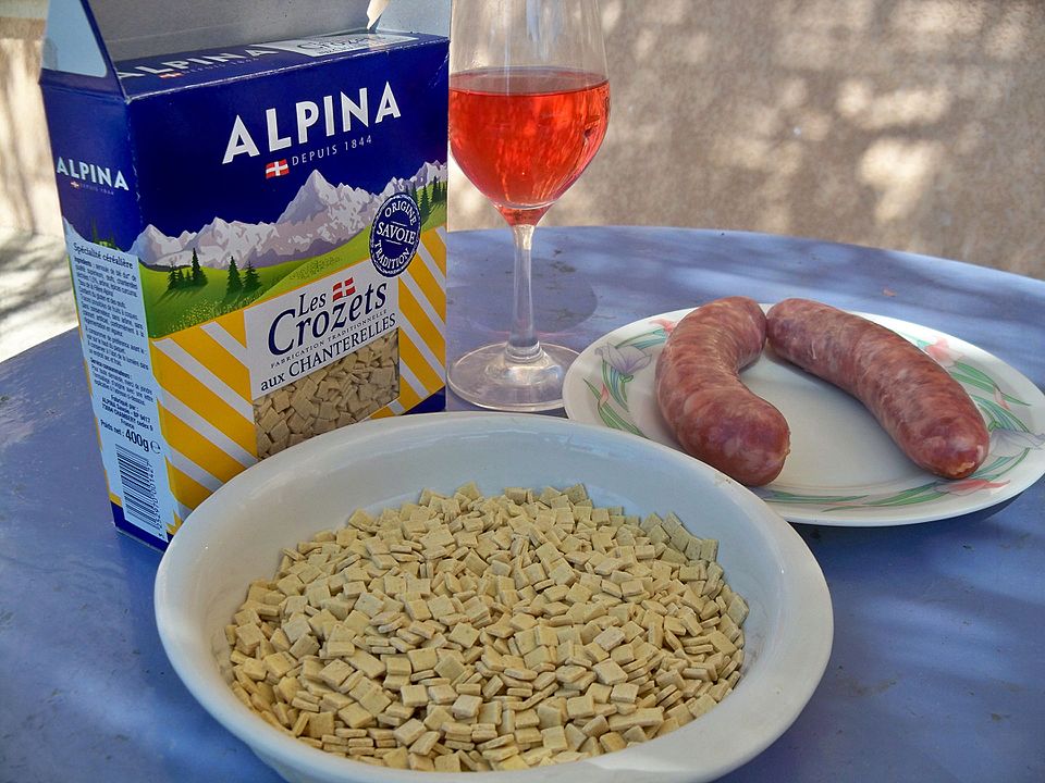Crozets de Savoie - Traditional France dish