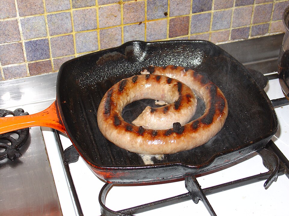Cumberland sausage - Traditional United Kingdom dish