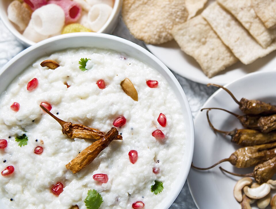 Curd rice - Traditional India dish