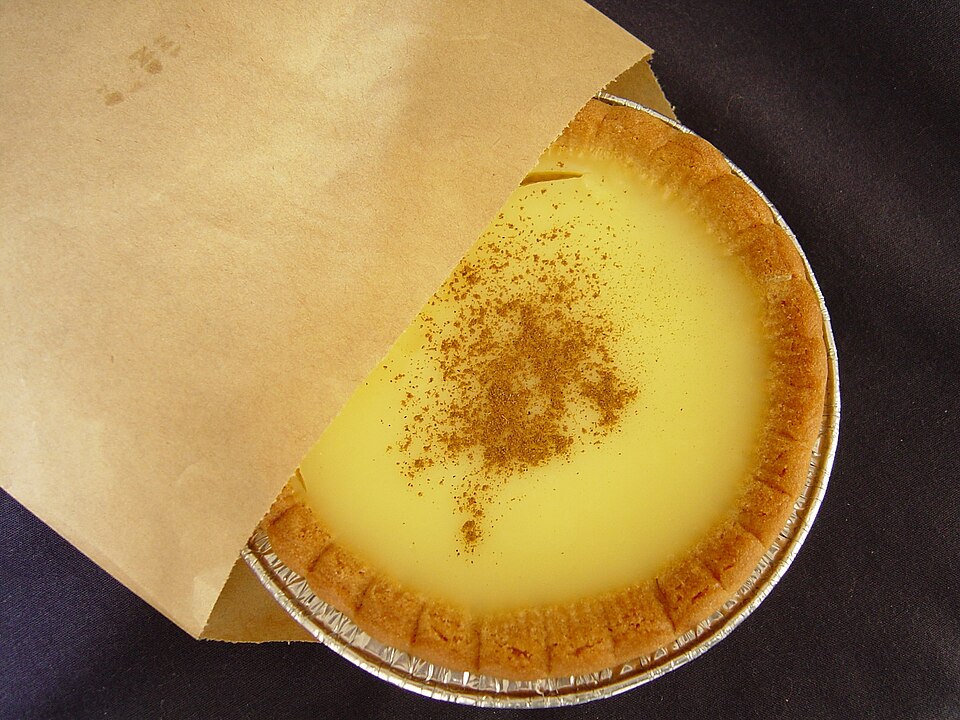custard tart - Traditional France dish