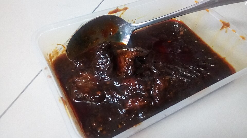 daging masak hitam - Traditional Indonesia dish