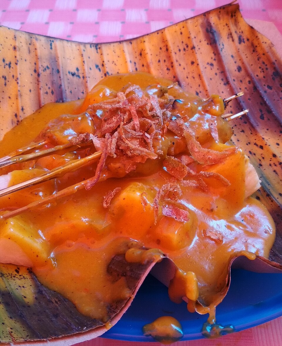 Danguang-Danguang satay - Traditional Indonesia dish