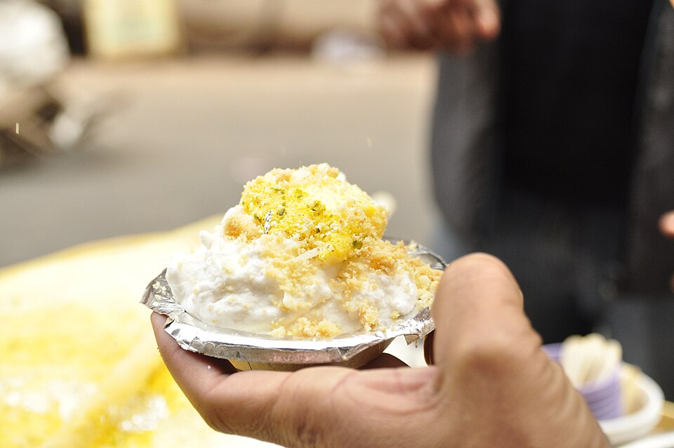 Daulat Ki Chaat - Traditional India dish