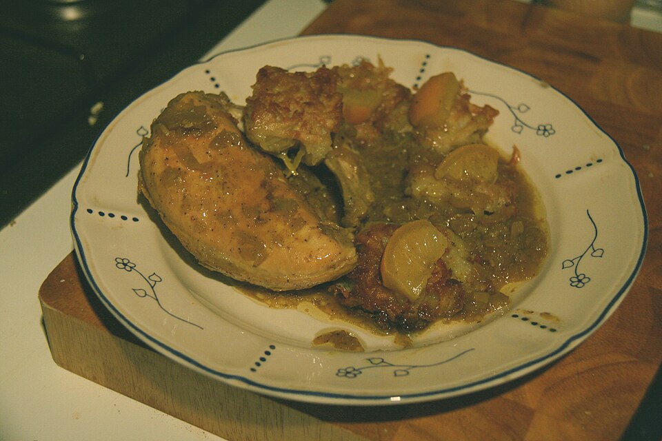 Djej emshmel - Traditional Morocco dish