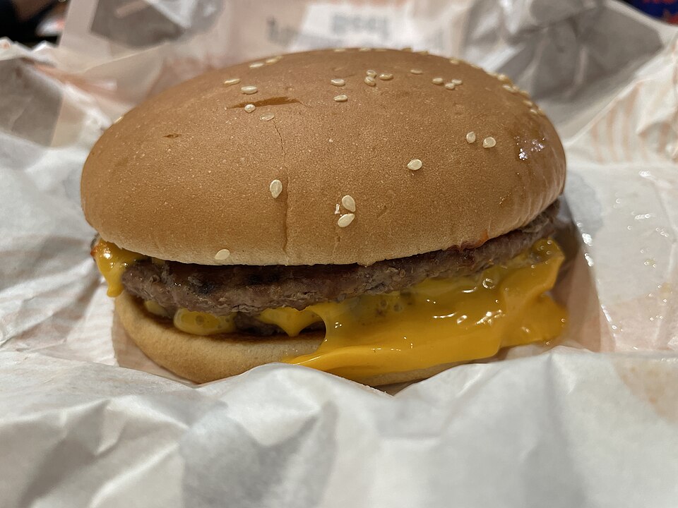Double Ninniku Garlic Burger - Traditional Japan dish
