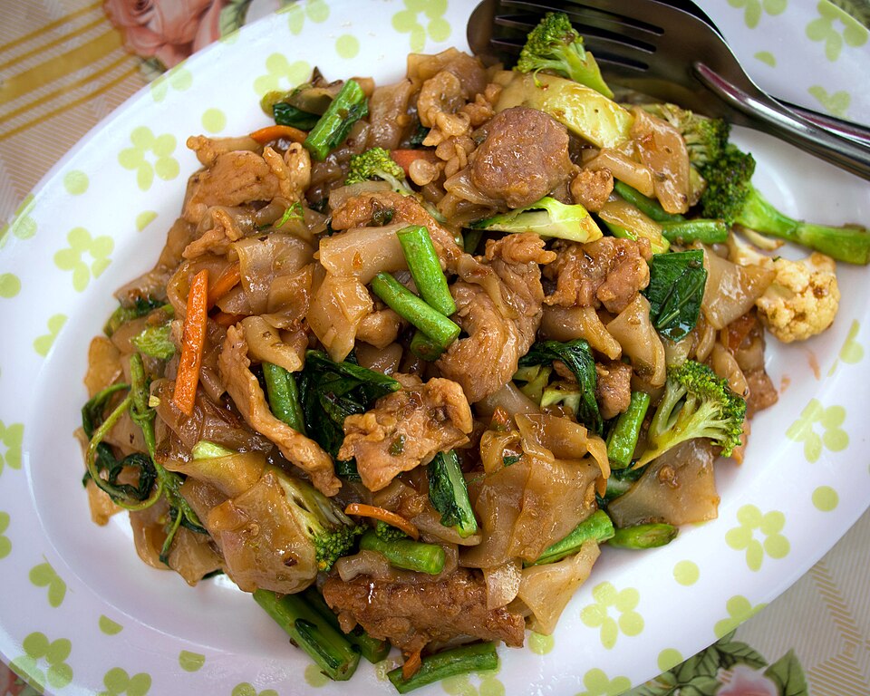drunken noodles - Traditional Thailand dish