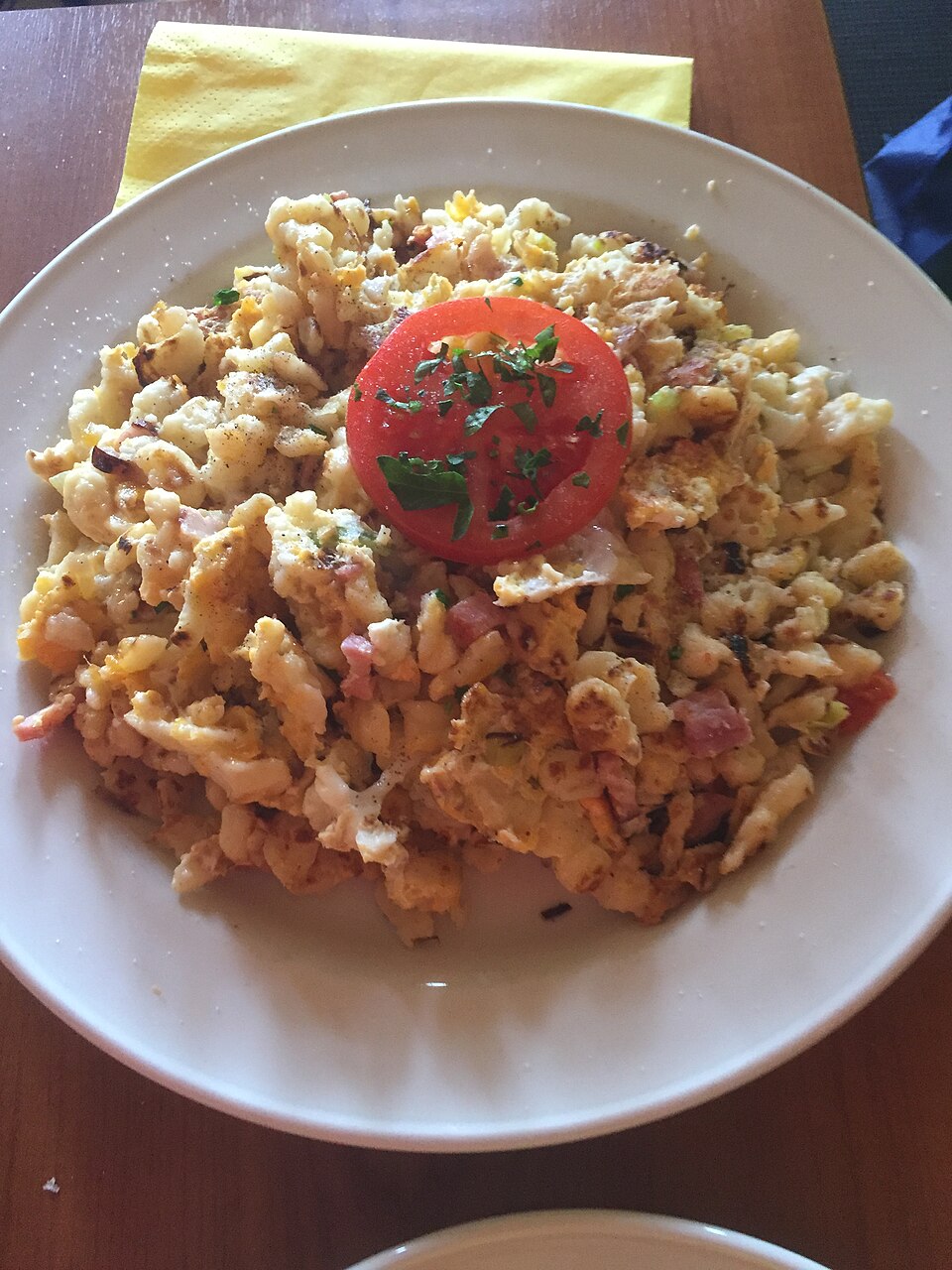Eiernockerl - Traditional Austria dish