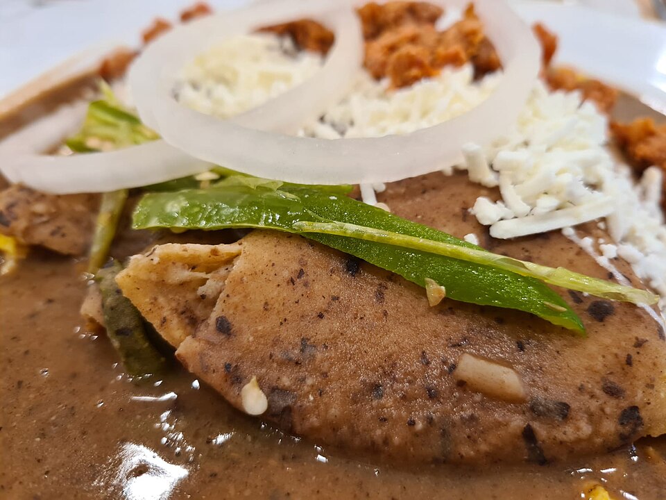 Enfrijoladas - Traditional Mexico dish